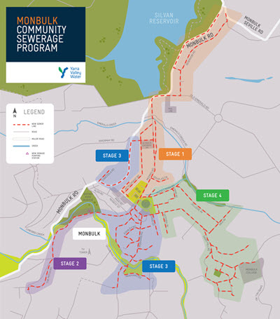 Launching Place sewerage project map